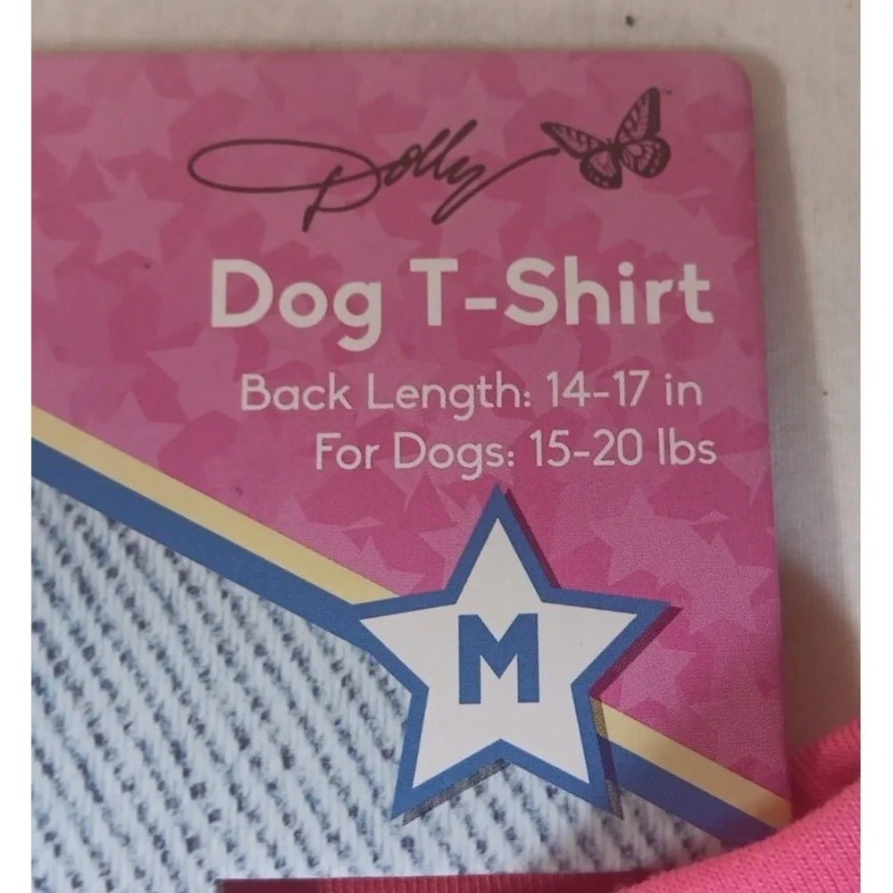 Doggy Parton‎ Dog T Shirt M Pink It Costs A Lot of Money to Look This Cheap READ
